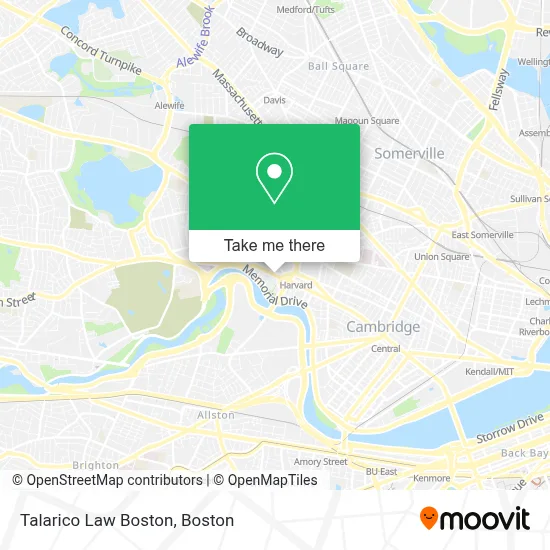 Talarico Law Boston map