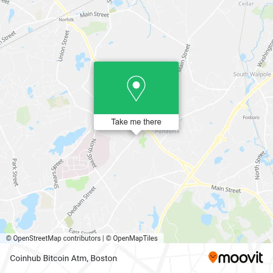 Coinhub Bitcoin Atm map