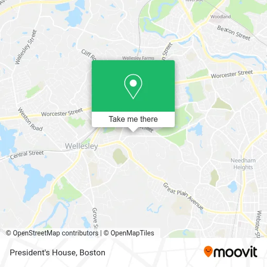 President's House map