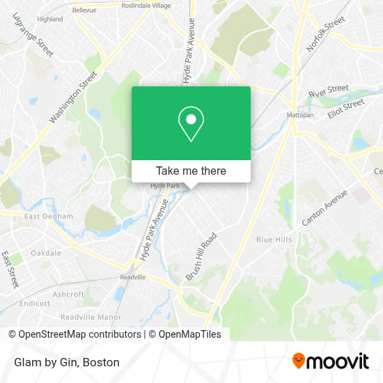 Glam by Gin map