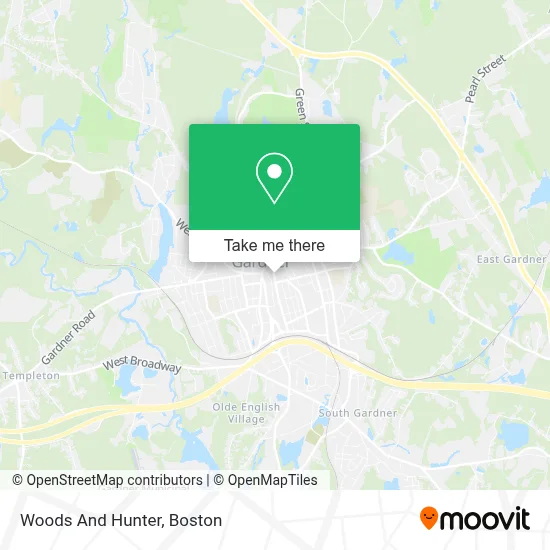Woods And Hunter map