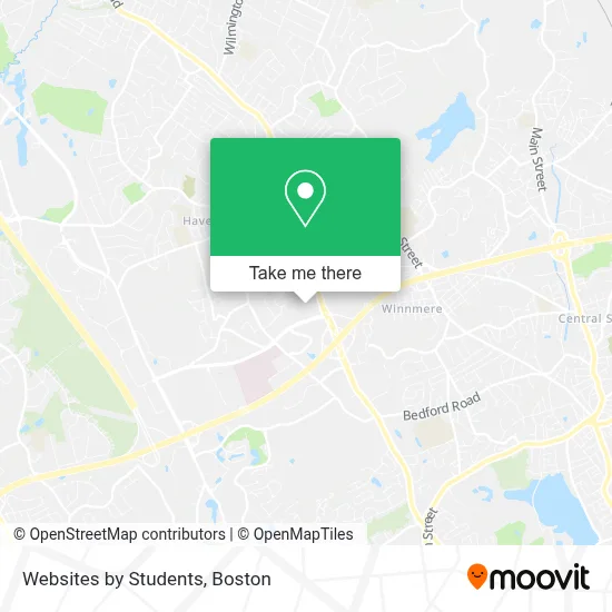 Websites by Students map