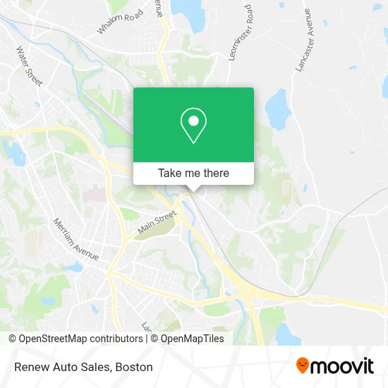 Renew Auto Sales map