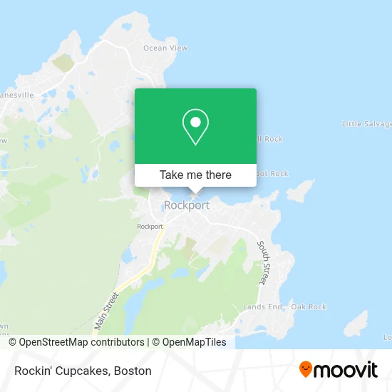 Rockin' Cupcakes map