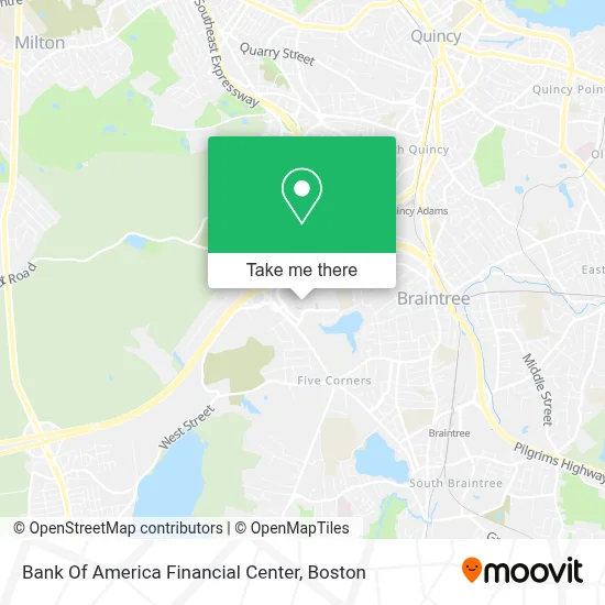 Bank Of America Financial Center map
