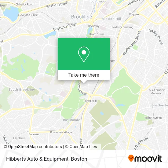 Hibberts Auto & Equipment map