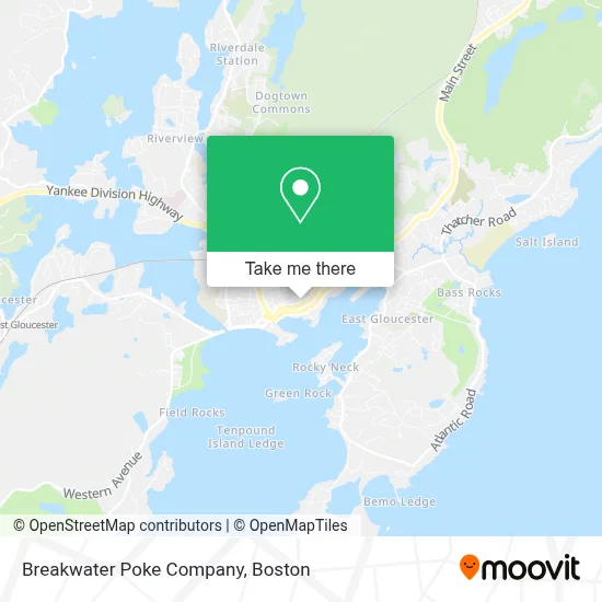 Breakwater Poke Company map