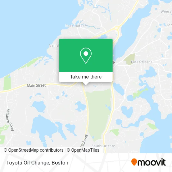 Toyota Oil Change map