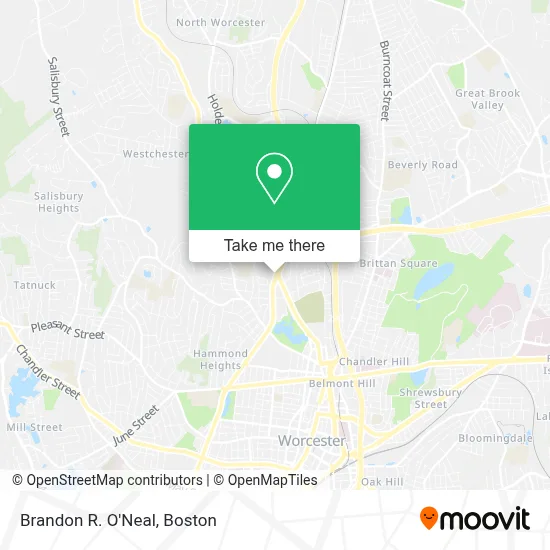 Brandon R. O'Neal map