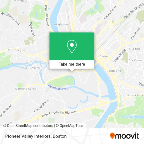 Pioneer Valley Interiors map