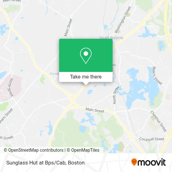 Sunglass Hut at Bps/Cab map