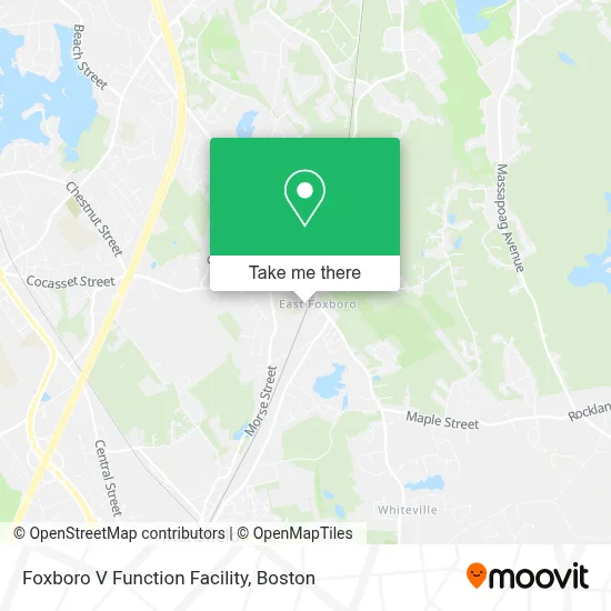 Foxboro V Function Facility map
