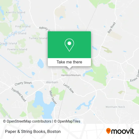 Paper & String Books map