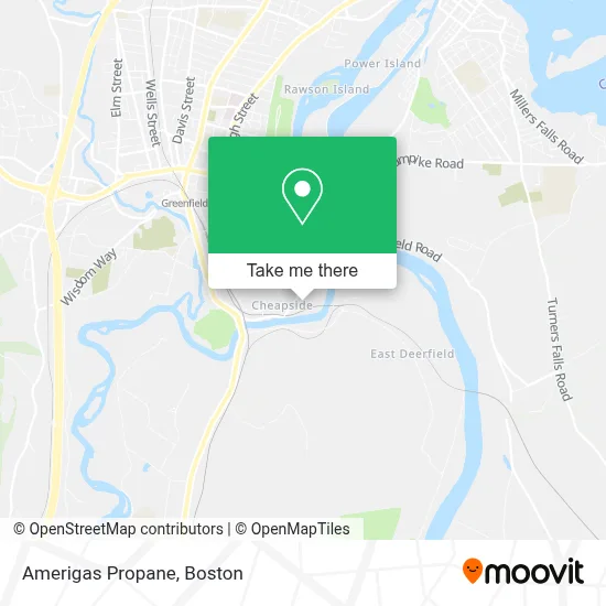 Amerigas Propane map