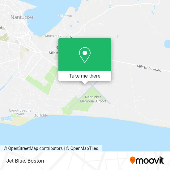 Jet Blue map