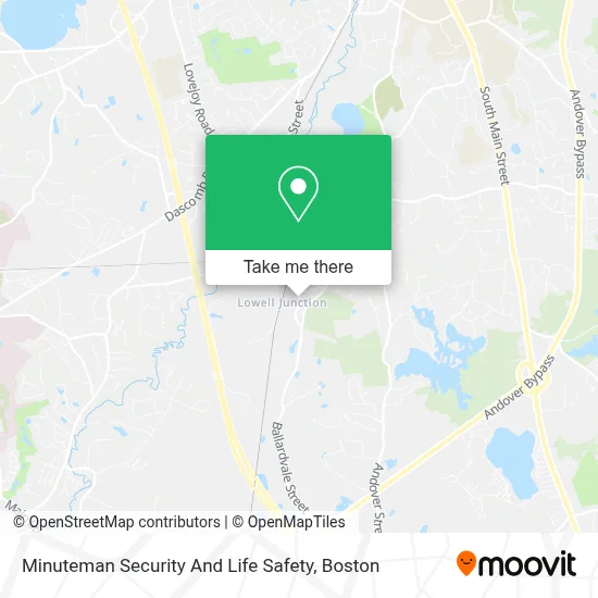 Minuteman Security And Life Safety map