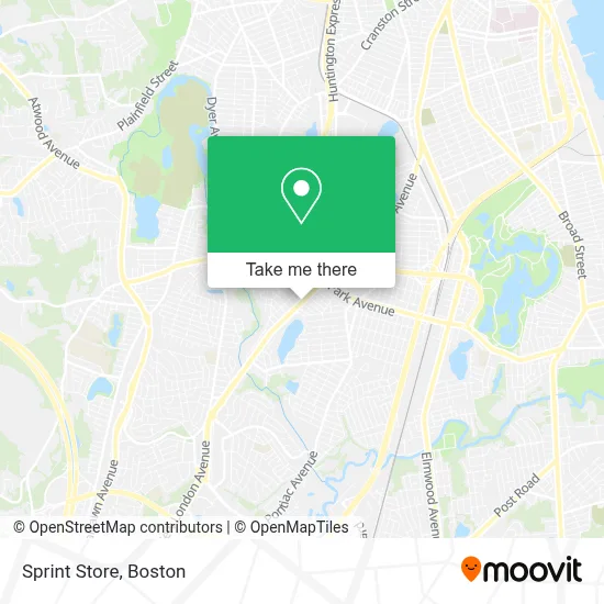 Sprint Store map