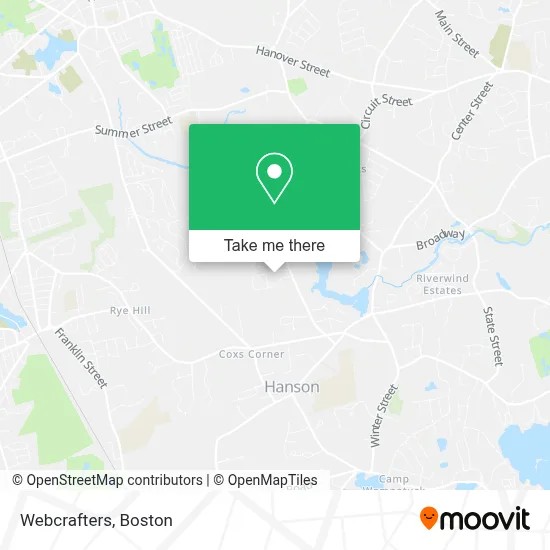Webcrafters map