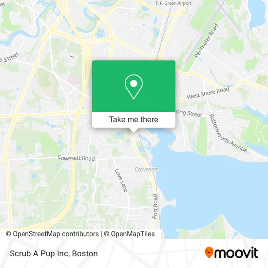 Scrub A Pup Inc map