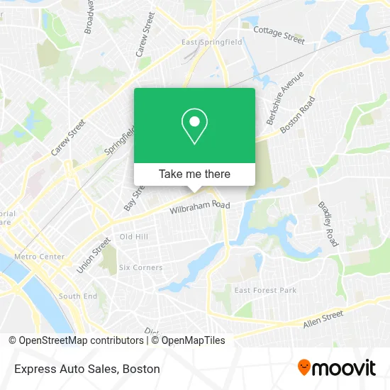 Express Auto Sales map