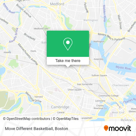 Move Different Basketball map