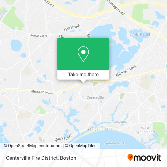 Centerville Fire District map