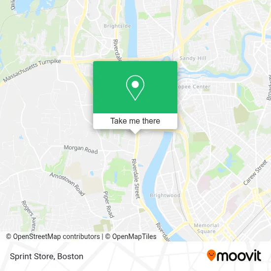 Sprint Store map