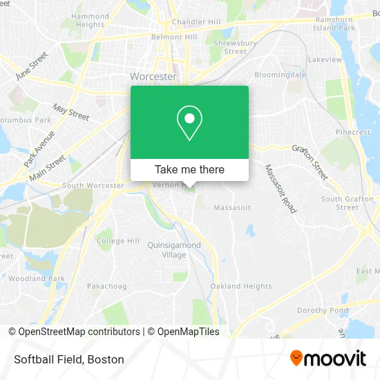 Softball Field map