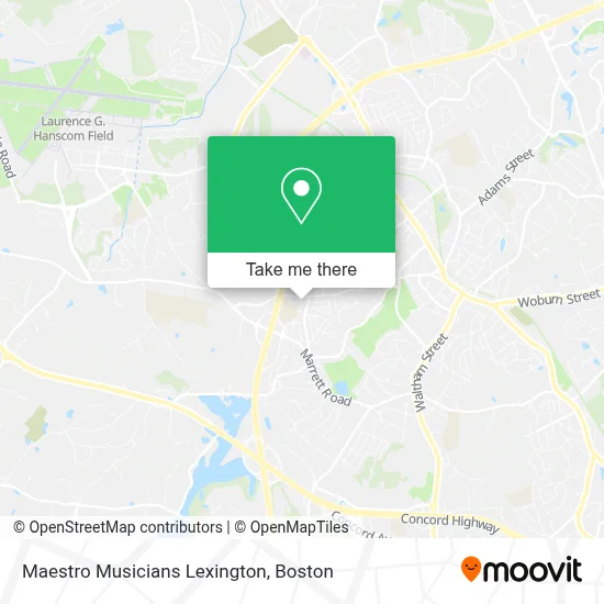 Maestro Musicians Lexington map