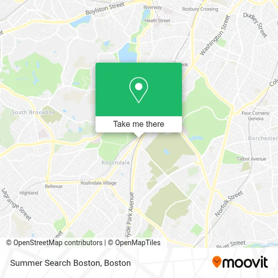 Summer Search Boston map