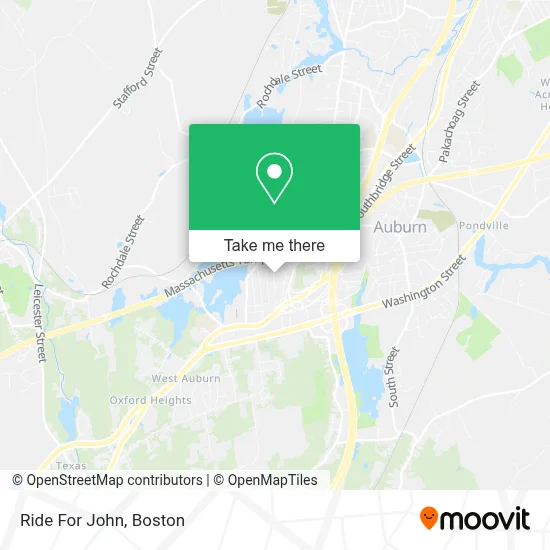 Ride For John map