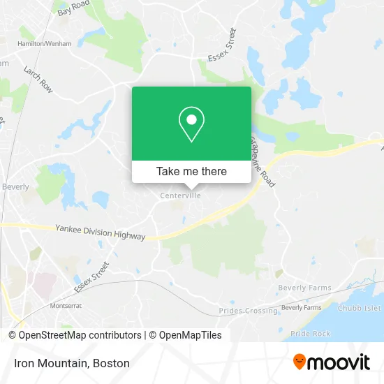 Iron Mountain map
