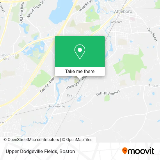 Upper Dodgeville Fields map
