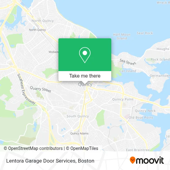 Lentora Garage Door Services map