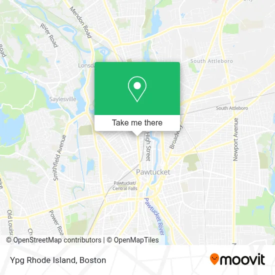 Ypg Rhode Island map