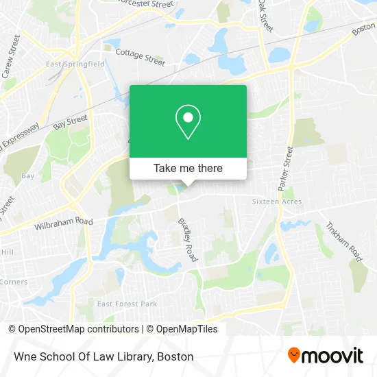 Wne School Of Law Library map