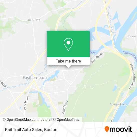 Rail Trail Auto Sales map