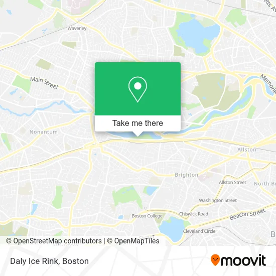 Daly Ice Rink map
