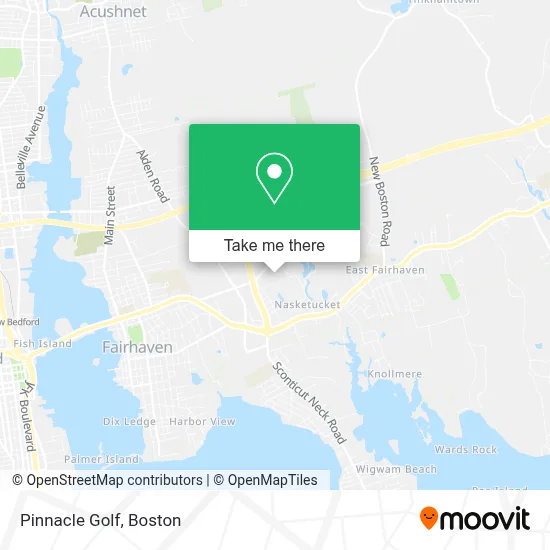 Pinnacle Golf map