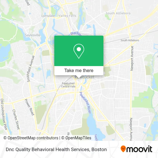 Dnc Quality Behavioral Health Services map