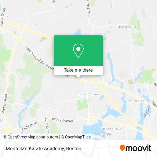 Montella's Karate Academy map