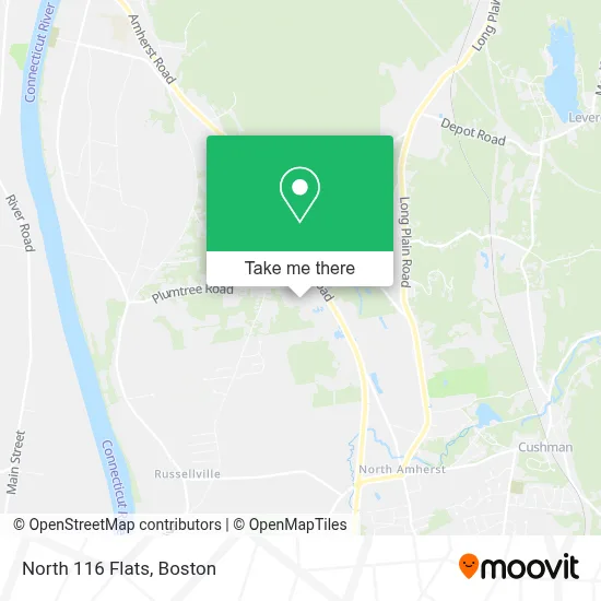North 116 Flats map