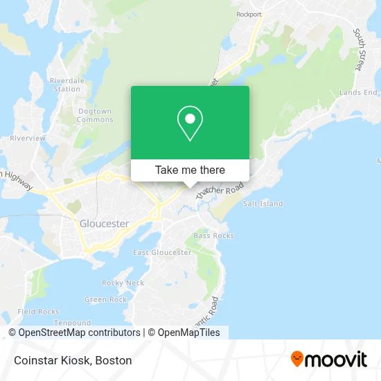 Coinstar Kiosk map