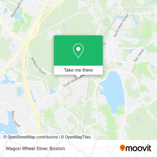 Wagon Wheel Diner map
