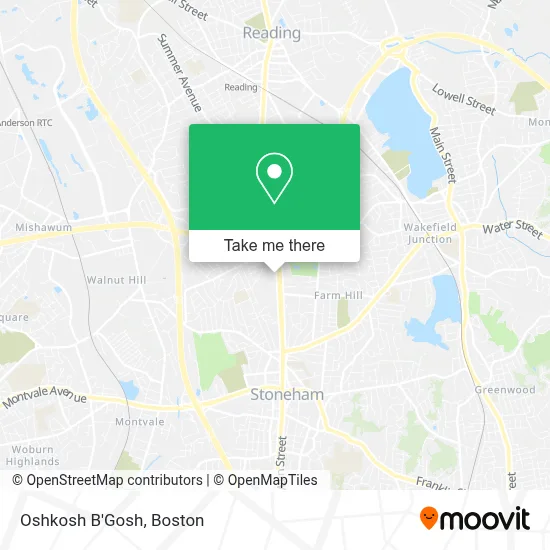 Oshkosh B'Gosh map