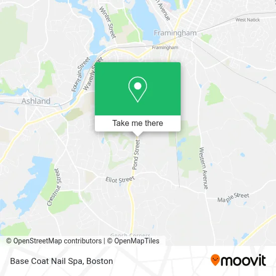 Base Coat Nail Spa map