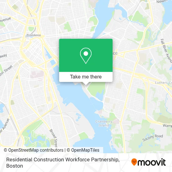 Residential Construction Workforce Partnership map