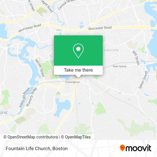 Fountain Life Church map