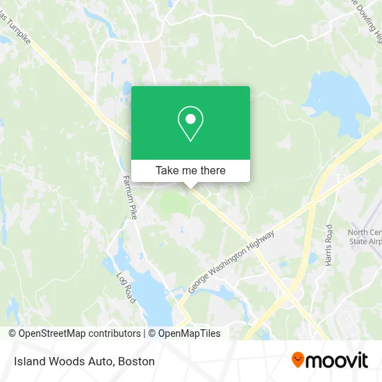 Island Woods Auto map