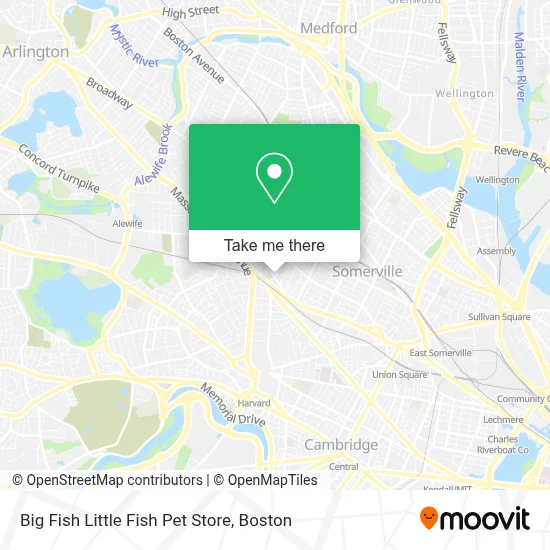 Big Fish Little Fish Pet Store map